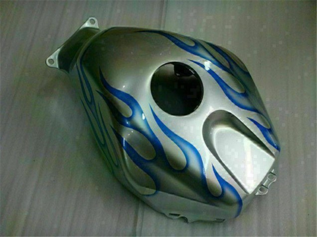 CBR 600 RR 2005-2006 Motorrad Verkleidungen - Weiß Blau Flamme CBR 600 RR 2005-2006 Motorrad Verkleidungen - Weiß Blau Flamme