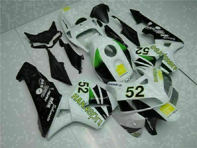 CBR 600 RR 2005-2006 Motorrad Verkleidungen - Weiß Gelb Grün 52 CBR 600 RR 2005-2006 Motorrad Verkleidungen - Weiß Gelb Grün 52