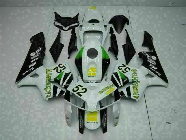 CBR 600 RR 2005-2006 Motorrad Verkleidungen - Weiß Gelb Grün 52 CBR 600 RR 2005-2006 Motorrad Verkleidungen - Weiß Gelb Grün 52