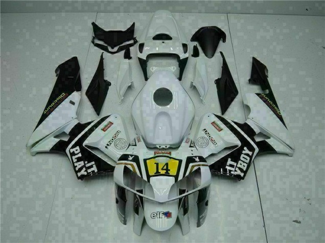 CBR 600 RR 2005-2006 Motorrad Verkleidungen - Weiß Playboy 14 CBR 600 RR 2005-2006 Motorrad Verkleidungen - Weiß Playboy 14