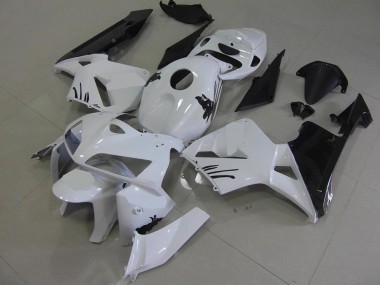 CBR 600 RR 2005-2006 Motorrad Verkleidungen - Weiß mit Besonders Aufkleber