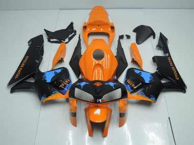 CBR 600 RR 2005-2006 Motorrad VollVerkleidungen & Plastik - Orange Schwarz