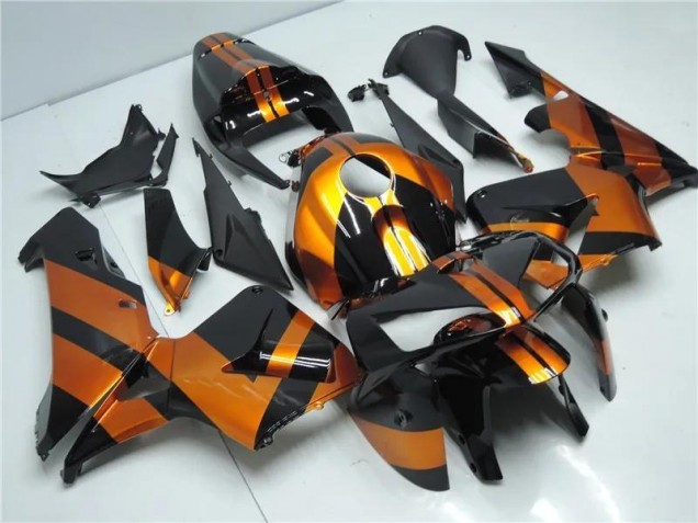 CBR 600 RR 2005-2006 Motorrad Vollverkleidung - Orange Schwarz CBR 600 RR 2005-2006 Motorrad Vollverkleidung - Orange Schwarz