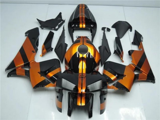 CBR 600 RR 2005-2006 Motorrad Vollverkleidung - Orange Schwarz CBR 600 RR 2005-2006 Motorrad Vollverkleidung - Orange Schwarz