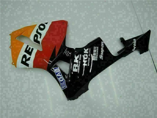CBR 600 RR 2005-2006 Motorrad Vollverkleidung - Orange Schwarz Repsol CBR 600 RR 2005-2006 Motorrad Vollverkleidung - Orange Schwarz Repsol