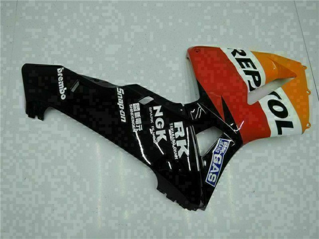 CBR 600 RR 2005-2006 Motorrad Vollverkleidung - Orange Schwarz Repsol CBR 600 RR 2005-2006 Motorrad Vollverkleidung - Orange Schwarz Repsol