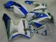 CBR 600 RR 2005-2006 Motorrad Vollverkleidung - Weiß Blau CBR 600 RR 2005-2006 Motorrad Vollverkleidung - Weiß Blau