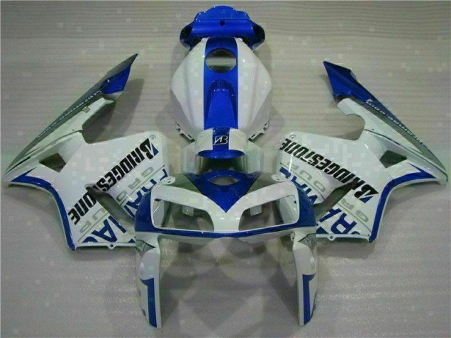 CBR 600 RR 2005-2006 Motorrad Vollverkleidung - Weiß Blau CBR 600 RR 2005-2006 Motorrad Vollverkleidung - Weiß Blau