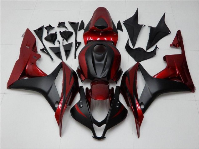 CBR 600 RR 2007-2008 Motorrad Verkleidungen - Rot Schwarz CBR 600 RR 2007-2008 Motorrad Verkleidungen - Rot Schwarz
