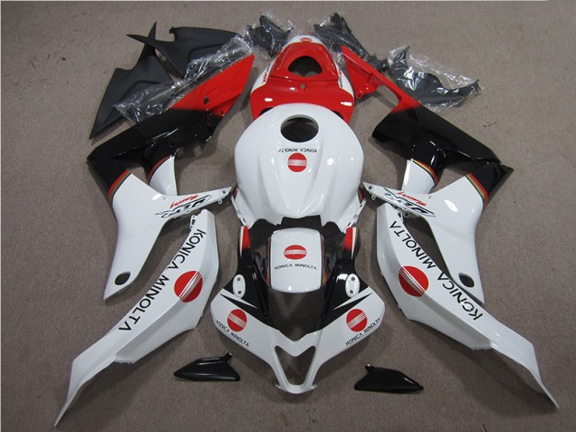 CBR 600 RR 2007-2008 Motorrad Verkleidungen - Rot Weiß Schwarz Konica Minolta CBR 600 RR 2007-2008 Motorrad Verkleidungen - Rot Weiß Schwarz Konica Minolta