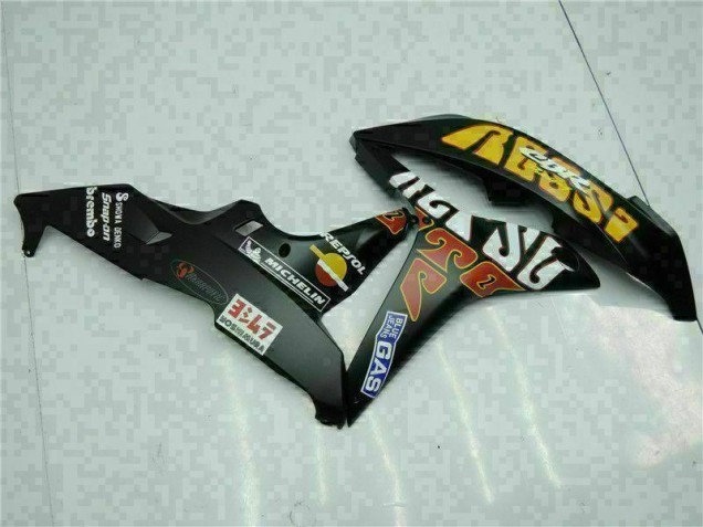 CBR 600 RR 2007-2008 Motorrad Verkleidungen - Schwarz Gelb Repsol 46 CBR 600 RR 2007-2008 Motorrad Verkleidungen - Schwarz Gelb Repsol 46