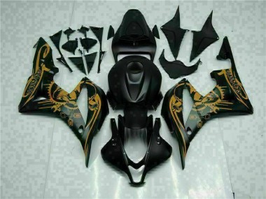 CBR 600 RR 2007-2008 Motorrad Verkleidungen - Schwarz
