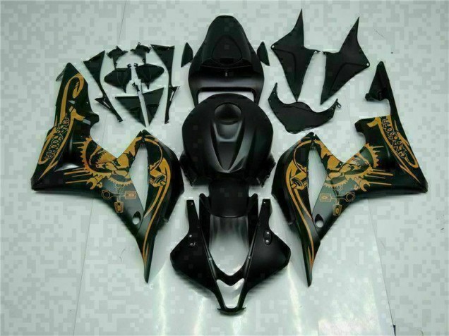CBR 600 RR 2007-2008 Motorrad Verkleidungen - Schwarz CBR 600 RR 2007-2008 Motorrad Verkleidungen - Schwarz