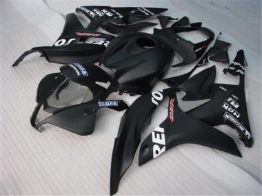 CBR 600 RR 2007-2008 Motorrad Verkleidungen - Schwarz Repsol