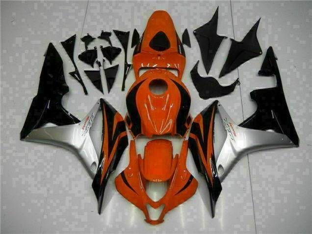 CBR 600 RR 2007-2008 Motorrad Verkleidungen - Schwarz Rot Silber CBR 600 RR 2007-2008 Motorrad Verkleidungen - Schwarz Rot Silber