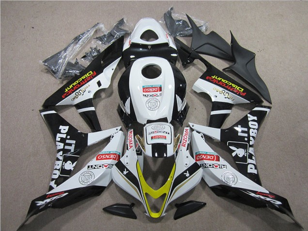 CBR 600 RR 2007-2008 Motorrad Verkleidungen - Schwarz Rot Weiß DENSO CBR 600 RR 2007-2008 Motorrad Verkleidungen - Schwarz Rot Weiß DENSO