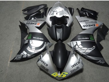 CBR 600 RR 2007-2008 Motorrad Verkleidungen - Schwarz Silber Monster IVECO 46