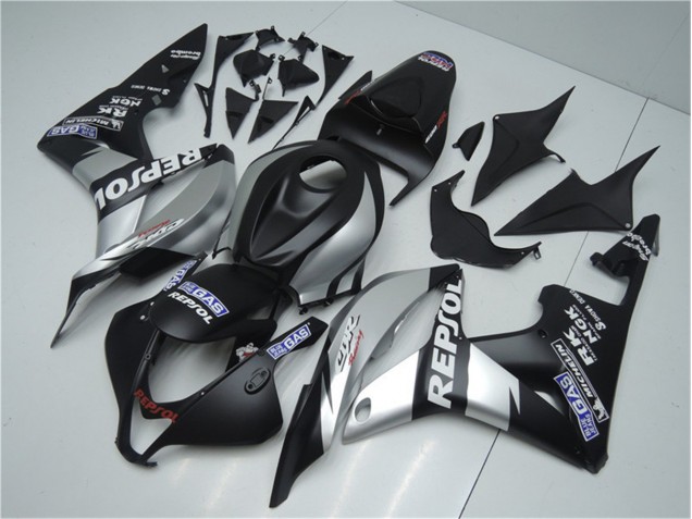 CBR 600 RR 2007-2008 Motorrad Verkleidungen - Silber Repsol Schwarz CBR 600 RR 2007-2008 Motorrad Verkleidungen - Silber Repsol Schwarz