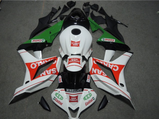 CBR 600 RR 2007-2008 Motorrad Verkleidungen - Weiß Rot MORELLATO San Carlo CBR 600 RR 2007-2008 Motorrad Verkleidungen - Weiß Rot MORELLATO San Carlo