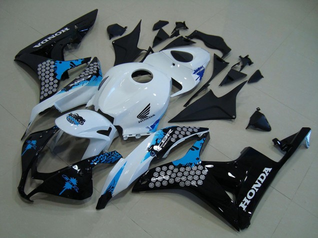 CBR 600 RR 2007-2008 Motorrad Verkleidungen - Weiß Schwarz Blau CBR 600 RR 2007-2008 Motorrad Verkleidungen - Weiß Schwarz Blau