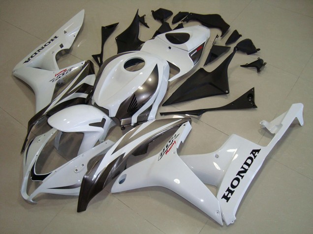 CBR 600 RR 2007-2008 Motorrad Verkleidungen - Weiß Silber CBR 600 RR 2007-2008 Motorrad Verkleidungen - Weiß Silber