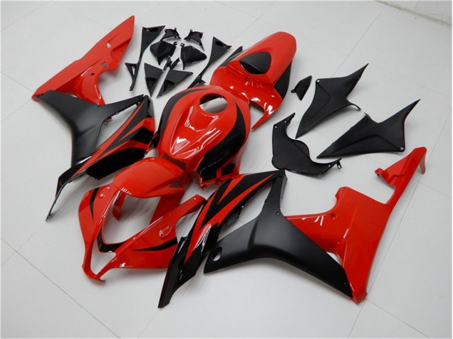 CBR 600 RR 2007-2008 Motorrad Vollverkleidung - Schwarz Rot CBR 600 RR 2007-2008 Motorrad Vollverkleidung - Schwarz Rot