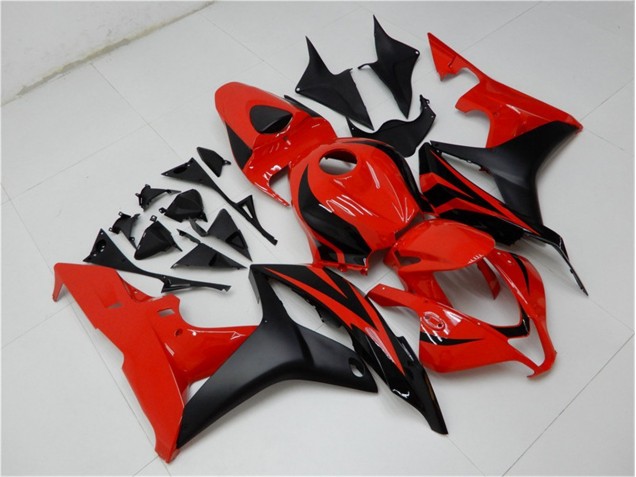 CBR 600 RR 2007-2008 Motorrad Vollverkleidung - Schwarz Rot CBR 600 RR 2007-2008 Motorrad Vollverkleidung - Schwarz Rot