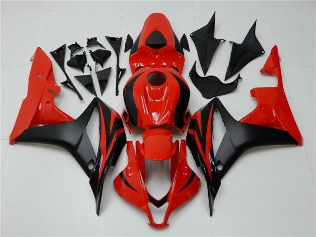 CBR 600 RR 2007-2008 Motorrad Vollverkleidung - Schwarz Rot CBR 600 RR 2007-2008 Motorrad Vollverkleidung - Schwarz Rot