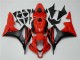 CBR 600 RR 2007-2008 Motorrad Vollverkleidung - Schwarz Rot CBR 600 RR 2007-2008 Motorrad Vollverkleidung - Schwarz Rot