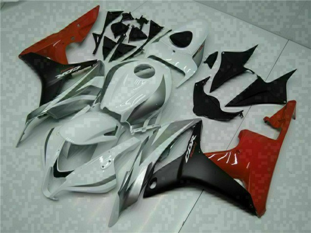 CBR 600 RR 2007-2008 Motorrad Vollverkleidung - Weiß Schwarz Rot CBR 600 RR 2007-2008 Motorrad Vollverkleidung - Weiß Schwarz Rot