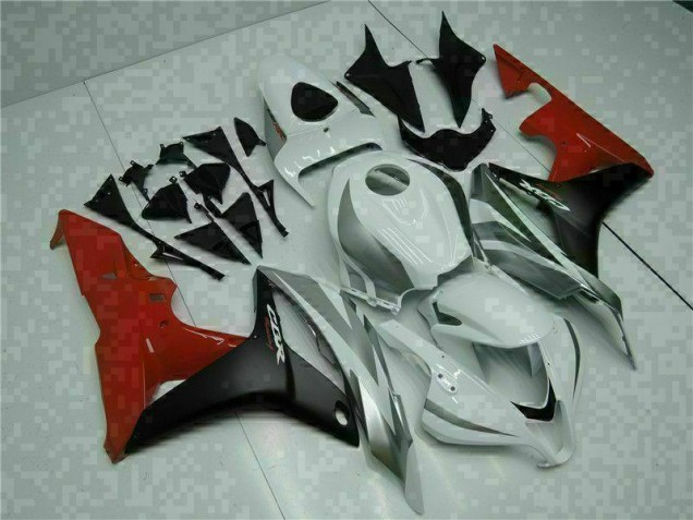 CBR 600 RR 2007-2008 Motorrad Vollverkleidung - Weiß Schwarz Rot CBR 600 RR 2007-2008 Motorrad Vollverkleidung - Weiß Schwarz Rot