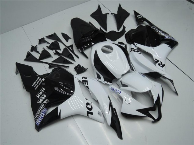 CBR 600 RR 2009-2012 Motorrad Verkleidung - Weiß Schwarz CBR 600 RR 2009-2012 Motorrad Verkleidung - Weiß Schwarz