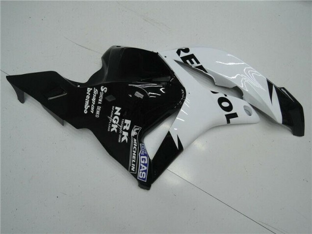 CBR 600 RR 2009-2012 Motorrad Verkleidung - Weiß Schwarz CBR 600 RR 2009-2012 Motorrad Verkleidung - Weiß Schwarz