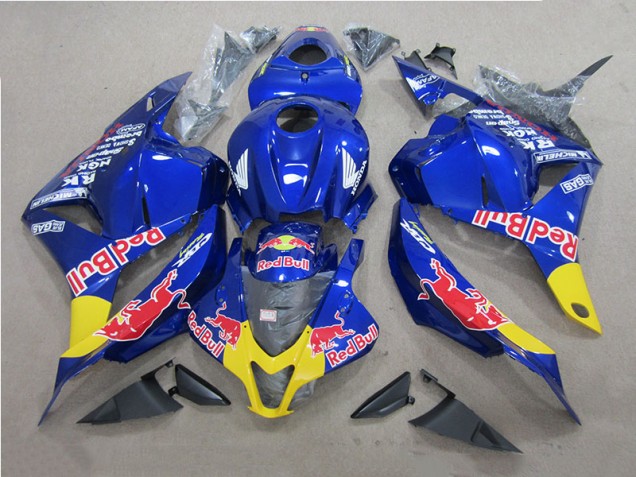 CBR 600 RR 2009-2012 Motorrad Verkleidungen - Blau Rot Bull CBR 600 RR 2009-2012 Motorrad Verkleidungen - Blau Rot Bull
