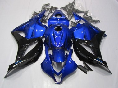 CBR 600 RR 2009-2012 Motorrad Verkleidungen - Blau Schwarz