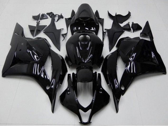 CBR 600 RR 2009-2012 Motorrad Verkleidungen - Glänzend Schwarz CBR 600 RR 2009-2012 Motorrad Verkleidungen - Glänzend Schwarz