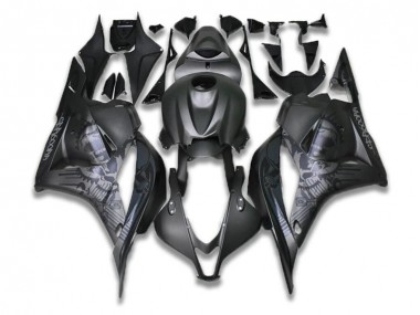 CBR 600 RR 2009-2012 Motorrad Verkleidungen - Grau Schwarz