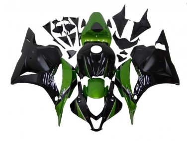 CBR 600 RR 2009-2012 Motorrad Verkleidungen - Grün Schwarz
