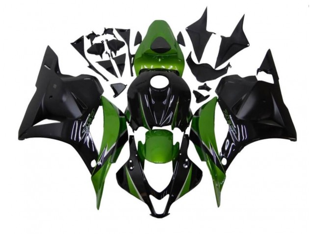 CBR 600 RR 2009-2012 Motorrad Verkleidungen - Grün Schwarz CBR 600 RR 2009-2012 Motorrad Verkleidungen - Grün Schwarz