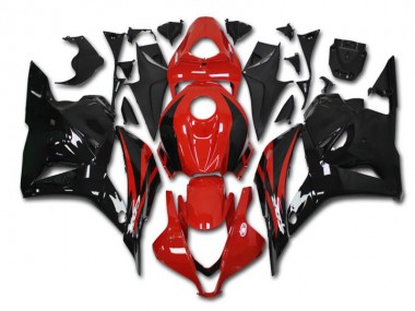 CBR 600 RR 2009-2012 Motorrad Verkleidungen Komplett Sets - Rot Schwarz