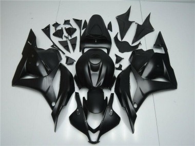 CBR 600 RR 2009-2012 Motorrad Verkleidungen - Matt Schwarz