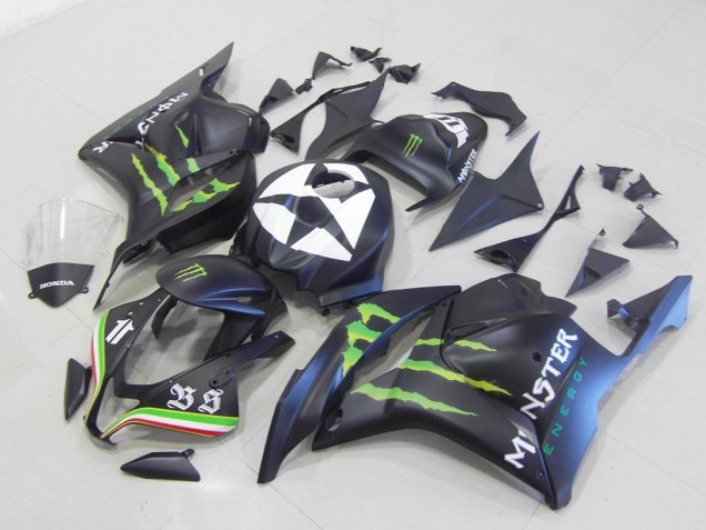 CBR 600 RR 2009-2012 Motorrad Verkleidungen - Monster Matt Schwarz CBR 600 RR 2009-2012 Motorrad Verkleidungen - Monster Matt Schwarz