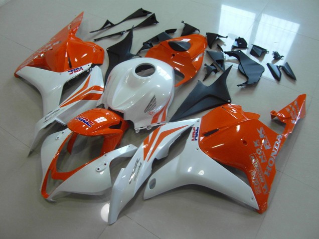 CBR 600 RR 2009-2012 Motorrad Verkleidungen - Orange Perl Weiß CBR 600 RR 2009-2012 Motorrad Verkleidungen - Orange Perl Weiß