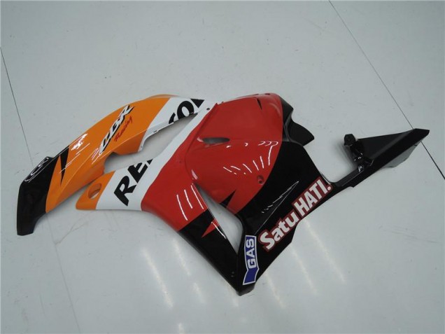 CBR 600 RR 2009-2012 Motorrad Verkleidungen - Orange Rot Schwarz Repsol CBR 600 RR 2009-2012 Motorrad Verkleidungen - Orange Rot Schwarz Repsol