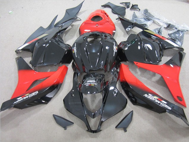CBR 600 RR 2009-2012 Motorrad Verkleidungen - Schwarz Rot CBR 600 RR 2009-2012 Motorrad Verkleidungen - Schwarz Rot