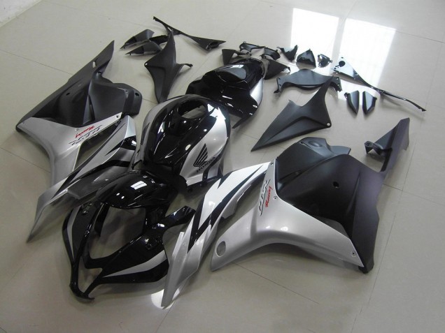 CBR 600 RR 2009-2012 Motorrad Verkleidungen - Schwarz Silber CBR 600 RR 2009-2012 Motorrad Verkleidungen - Schwarz Silber