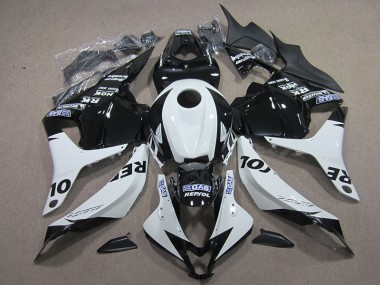 CBR 600 RR 2009-2012 Motorrad Verkleidungen - Schwarz Weiß Repsol