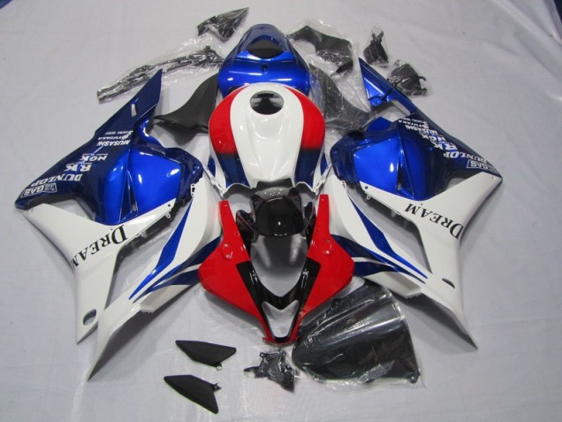 CBR 600 RR 2009-2012 Motorrad Verkleidungen - Weiß Blau Rot DREAM CBR 600 RR 2009-2012 Motorrad Verkleidungen - Weiß Blau Rot DREAM