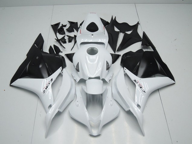 CBR 600 RR 2009-2012 Motorrad Verkleidungen - Weiß Matt Schwarz CBR 600 RR 2009-2012 Motorrad Verkleidungen - Weiß Matt Schwarz
