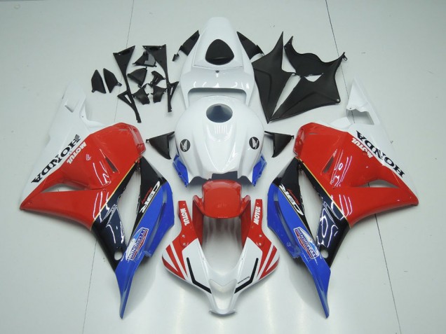 CBR 600 RR 2009-2012 Motorrad Verkleidungen - Weiß Motul Rot Blau CBR 600 RR 2009-2012 Motorrad Verkleidungen - Weiß Motul Rot Blau